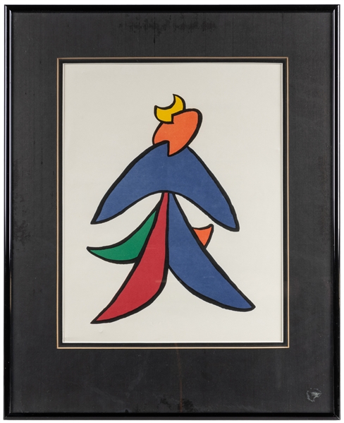  [AFTER] CALDER, Alexander (1898-1976). Intersecting Colored...