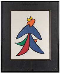  [AFTER] CALDER, Alexander (1898-1976). Intersecting Colored...