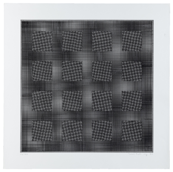  WILDING, Ludwig (German, 1927–2010). Untitled - Squares. 19...