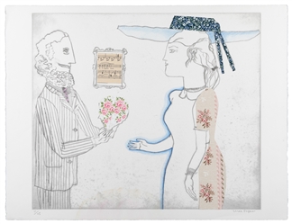  PAPART, Max (French, 1911–1994). The Lovers. [1980]. Mixed ...