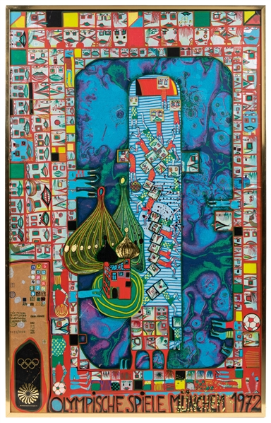  HUNDERTWASSER, Friedensreich (Austrian, 1928–2000). Olimpis...