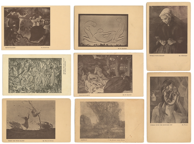  [ARMORY SHOW EPHEMERA]. Armory Show Exhibition Postcards. I...