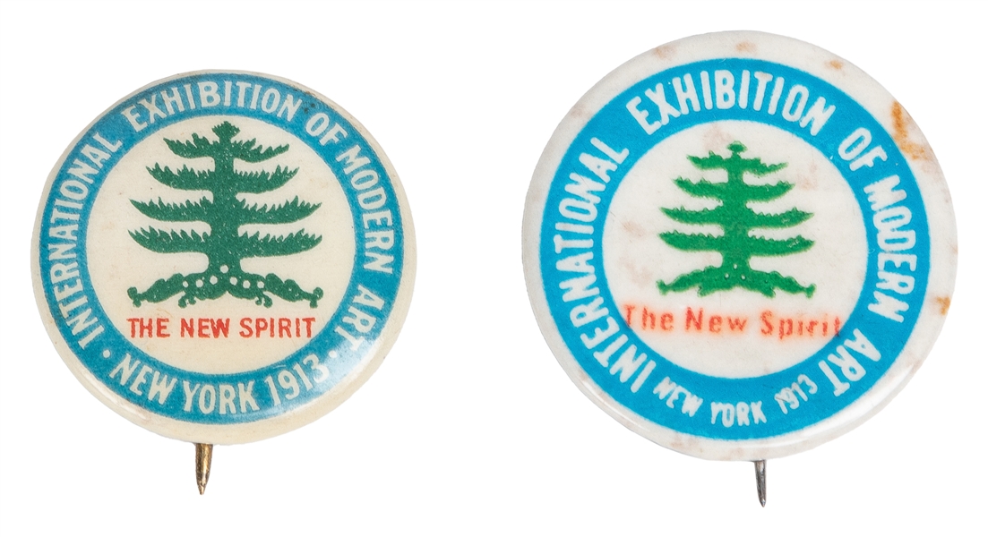  [ARMORY SHOW EPHEMERA]. Armory Show Lapel Pins. Internation...