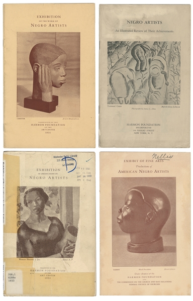  [EXHIBITION EPHEMERA]. Exhibition of Fine Art. Negro Artist...