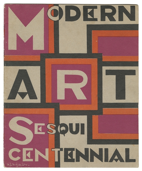  [EXHIBITION EPHEMERA]. Modern Art Sesquicentennial. Forewar...