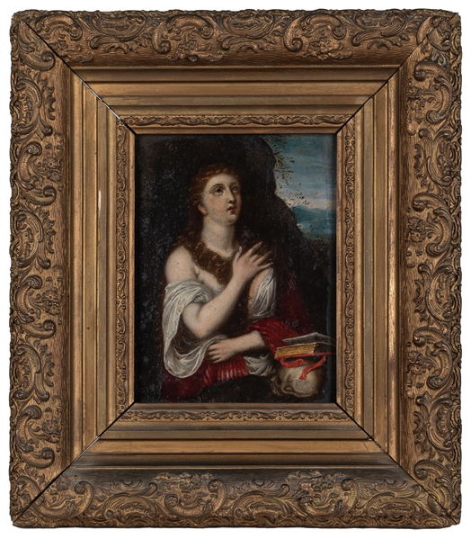  [UNKNOWN ARTIST]. [AFTER] The Penitent Magdalene. N.d. Oil ...