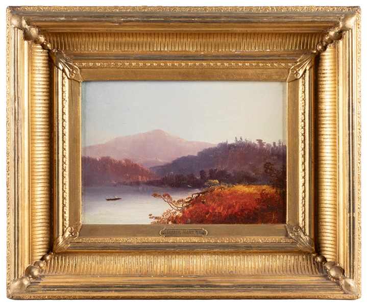  HART, James McDougal. (American, 1828-1901). Hudson Valley Mountain Lands...