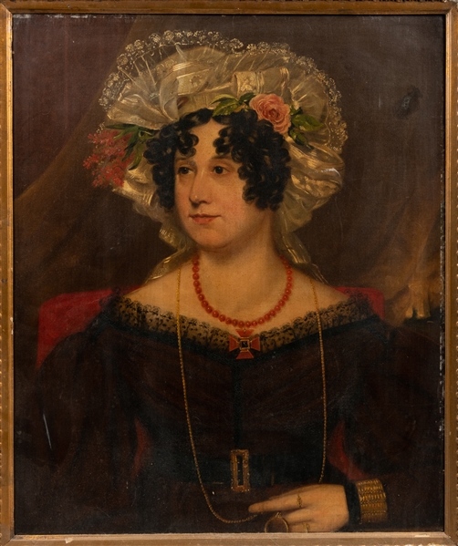  ARTIST UNKNOWN (American School, 18th century). Portrait of...