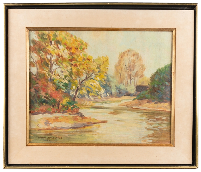  BOOZIOTES, Panos (American, 1888-1950). Untitled. (Autumn S...