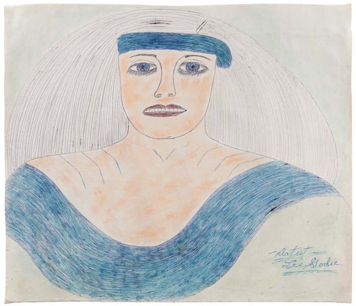  GODIE, Lee (American, 1908-1994). Portrait of a Woman with ...