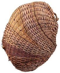  [AMERICAN CRAFT]. Freeform Harvest Basket. Natural material...