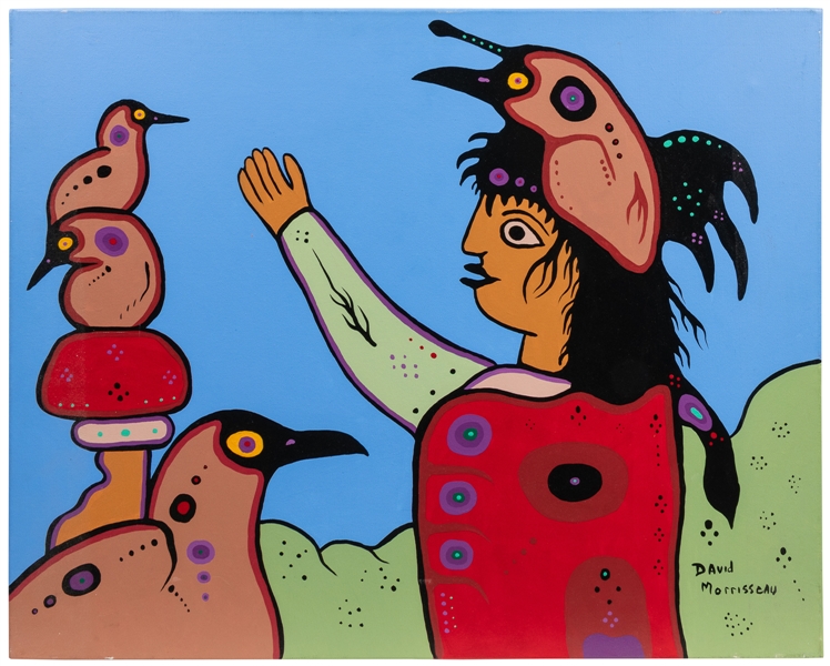  [ETHNOGRAPHIC]. (After) MORRISSEAU, David (Indigenous Canad...