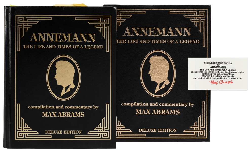  ABRAMS, Max (compiler). Annemann: The Life and Times of a L...