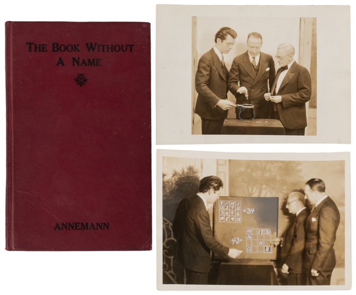  ANNEMANN, Ted (Theo. Squires, 1907 – 1942). The Book Withou...