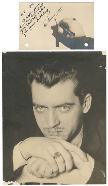  ANNEMANN, Theodore (1907 – 1942). Group of two photographs....