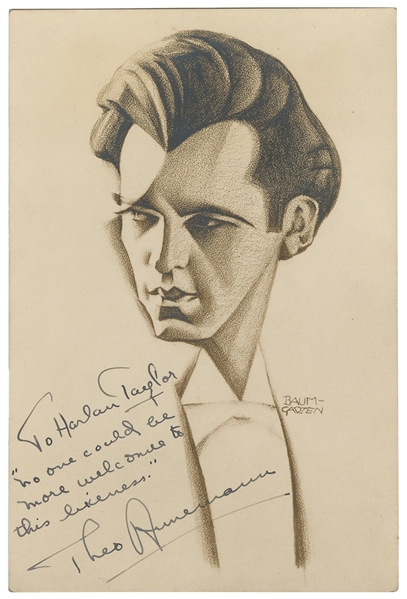  ANNEMANN, Ted (Theo. Squires, 1907 – 1942). Inscribed and S...