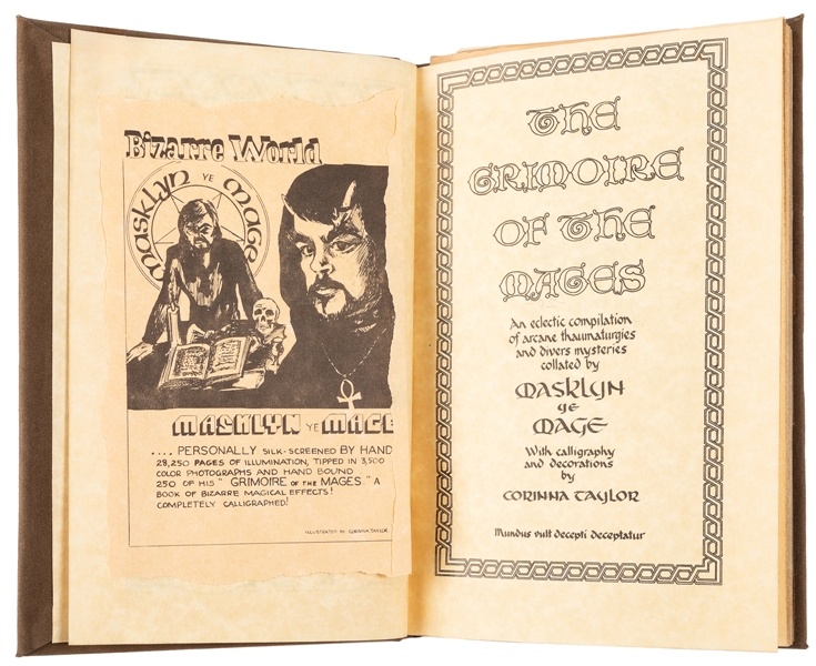  ANDRUZZI, Tony (1925-1991) (Tom Palmer). The Grimoire of th...