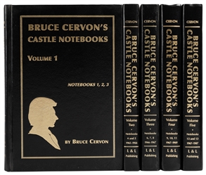  CERVON, Bruce (1941 – 2007). Bruce Cervon’s Castle Notebook...