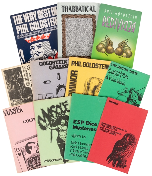  GOLDSTEIN, Phil (1950 – 2020). Collection of First Editions...