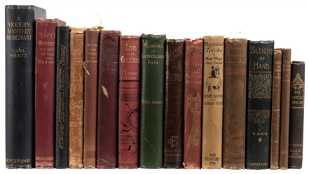  [MAGIC]. Group of 16 antiquarian volumes. Including: SACHS,...