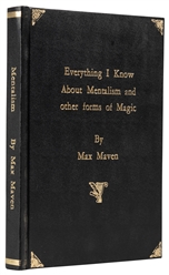  [GAG BOOK] MAVEN, Max (1950 – 2022). Everything I Know Abou...