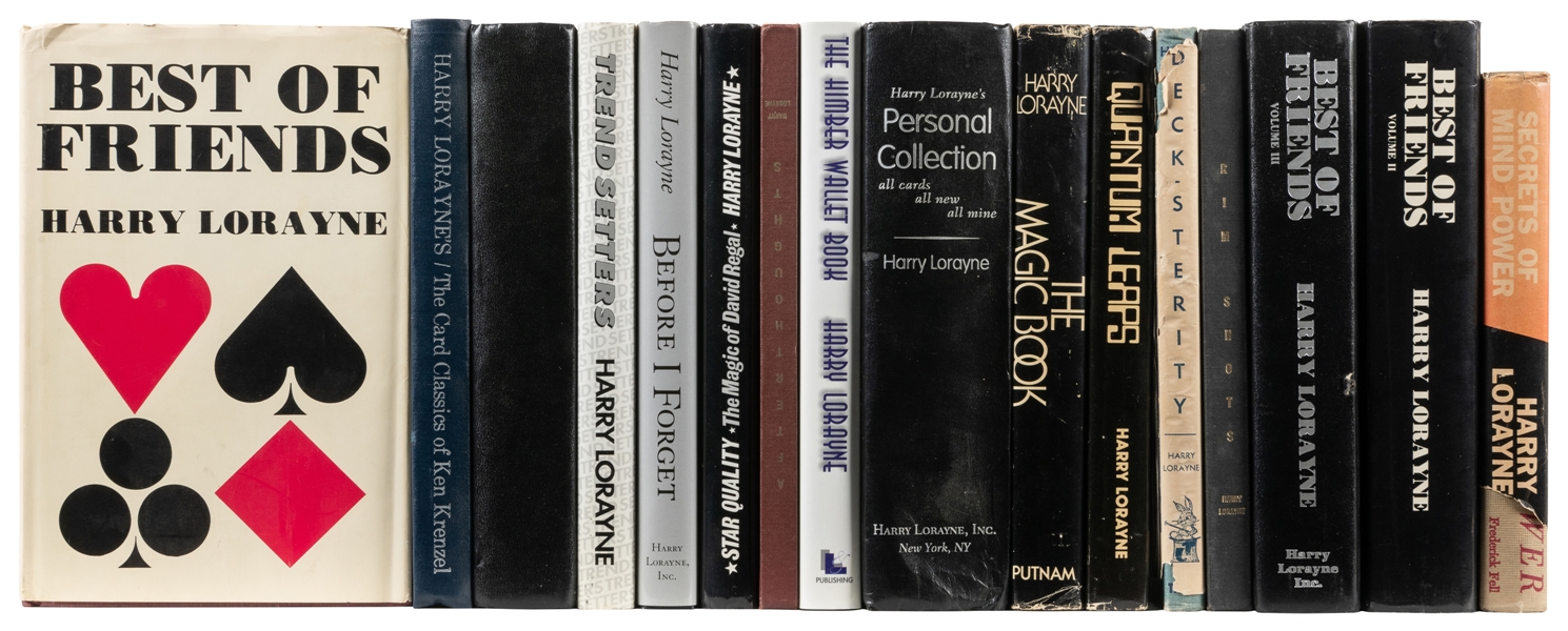  LORAYNE, Harry (1926 – 2023). Group of 20 books and booklet...