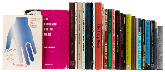  [MAGIC]. Group of over 60 miscellaneous books on magic. Inc...