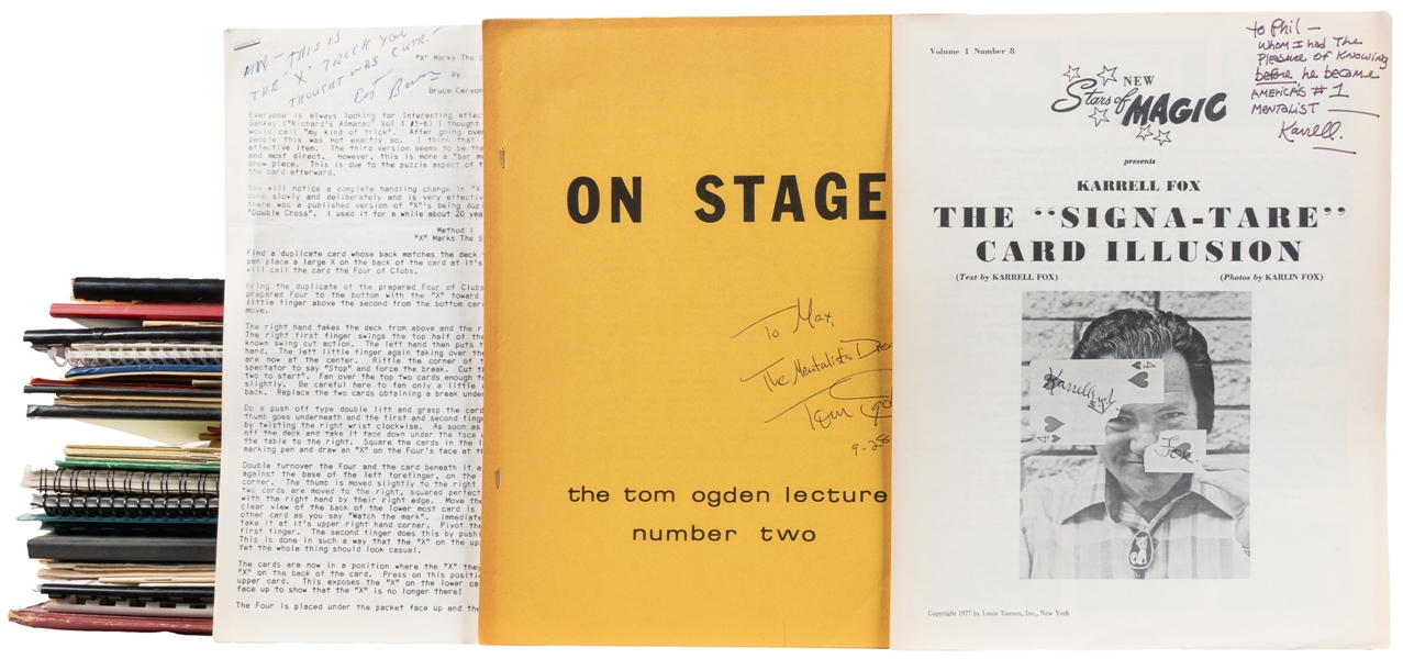  [MAVEN, Max (1950 – 2022), association]. Group of over 70 l...