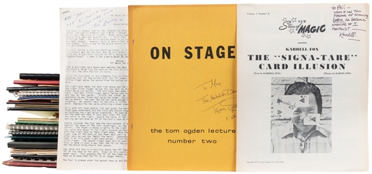  [MAVEN, Max (1950 – 2022), association]. Group of over 70 l...