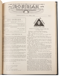  Osirian. Al Snyder. V1 N1 (Apr. 1925) – V1 N6 (Sep. 1925). ...