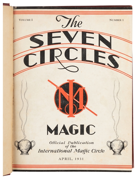  Seven Circles. Walter Gibson. Monthly. V1 N1 (Apr. 1931)—V5...