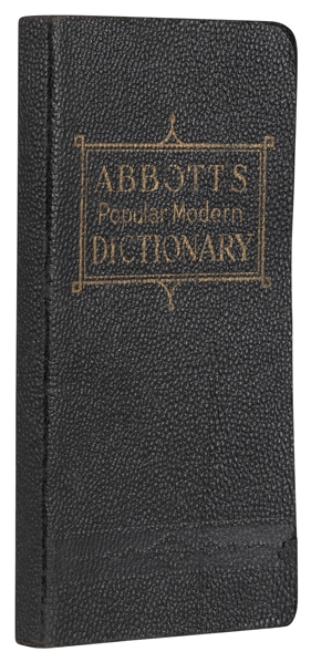  Mind-Reading Pocket Dictionary. A vest-sized copy of Abbott...