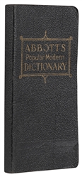  Mind-Reading Pocket Dictionary. A vest-sized copy of Abbott...