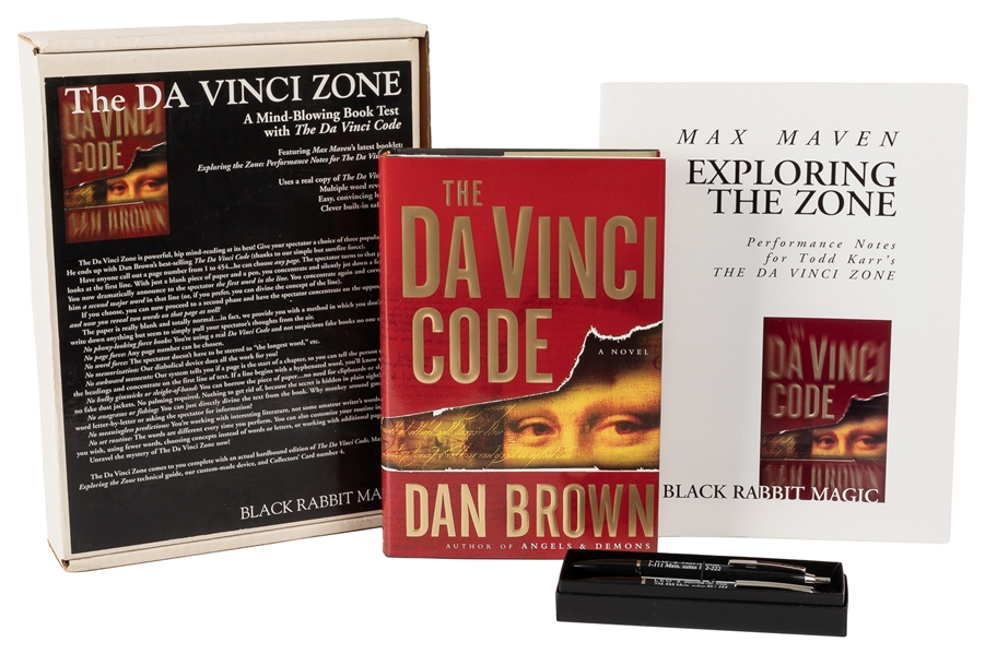  The Da Vinci Zone. Black Rabbit Magic, 2006. Book test whic...