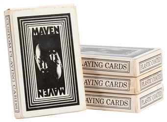  MAVEN, Max (1950 – 2022). Four Packs of Max Maven Playing C...