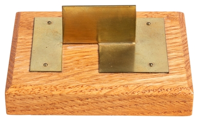  Brass Hypercard. A contemporary metal impossible object as ...