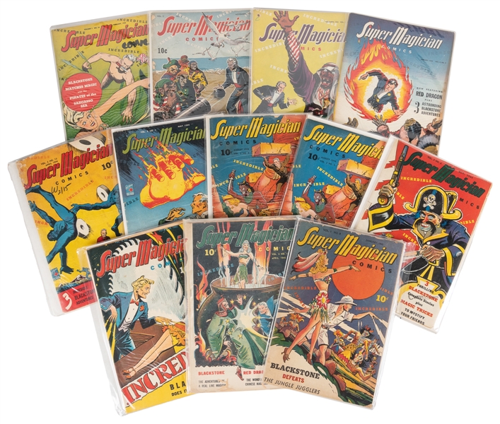  [COMICS]. Over 100 Magic-Themed Comic Books. Circa 1940s–20...