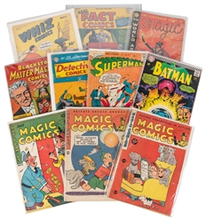  [COMICS]. Over 100 Magic-Themed Comic Books. Circa 1940s–20...