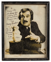  [DENNY & LEE - PHOTOS]. Collection of 44 Magician Headshots...