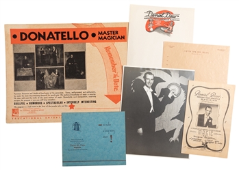  DEW, Danny (1906 – 96). Group of Danny Dew Ephemera. 1930s ...