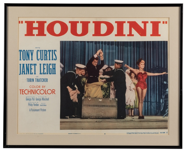  HOUDINI, Harry (Erik Weisz, 1874 – 1926). Set of Eight “Hou...