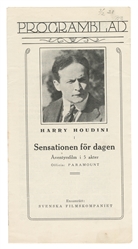  HOUDINI, Harry (Erik Weisz, 1874 – 1926). Sensationen för d...