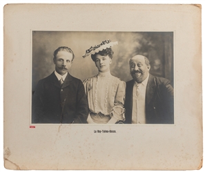  LEROY, Servais. (1865 – 1953). LeRoy, Talma, and Bosco Stud...