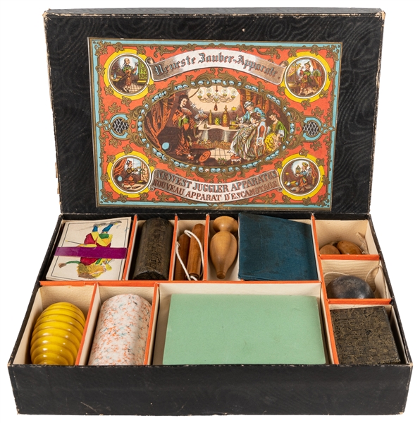  Neueste Zauber-Apparate. German Magic Set. Circa 1880s. Vin...