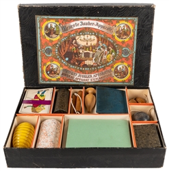  Neueste Zauber-Apparate. German Magic Set. Circa 1880s. Vin...