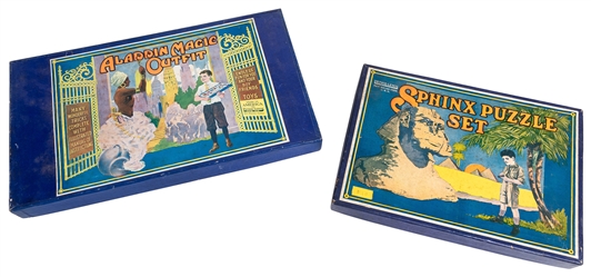  Two Petrie & Lewis Magic / Puzzle Sets. Including: Aladdin ...