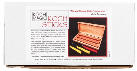  Koch Sticks. Elmhurst: Koch Magic, 2000s. Three finely made...