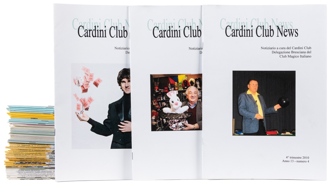  [ITALIAN MAGIC NEWSLETTERS]. 42 Issues of Cardini Club News...