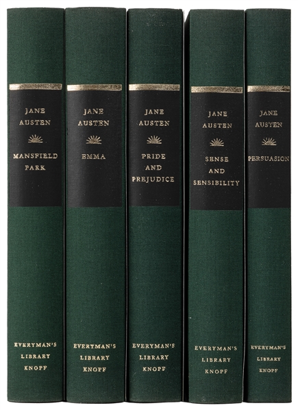  AUSTEN, Jane (1775-1817). Group of 5 Titles from the Everym...