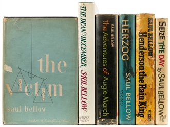  BELLOW, Saul (1915-2005). Group of 6 First Trade Editions. ...